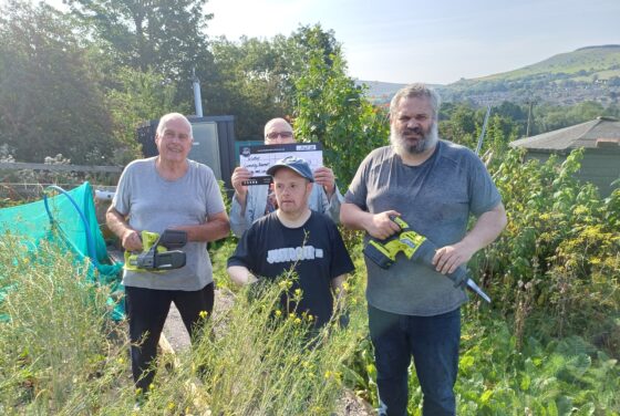 Glossop Community Allotment and Men in Sheds