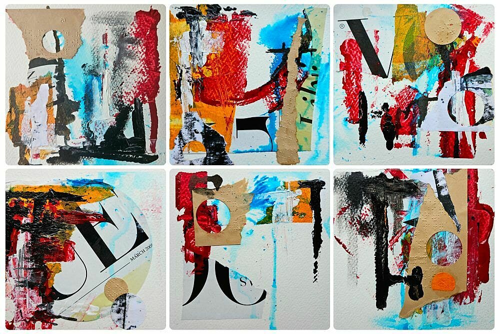 Mixed media collage 1