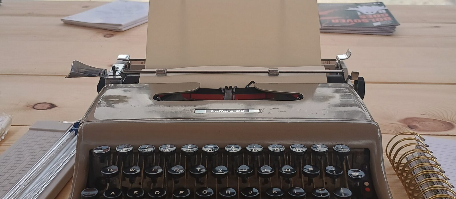 Typewriter Set Up Writing Workshop 2