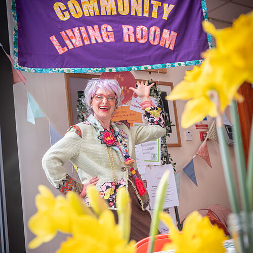 Val and the Community Living Room