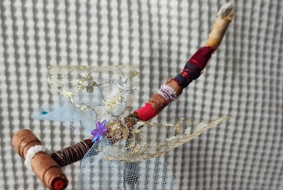 Fantasy Dragonflies: Making Magic from Textile Scraps