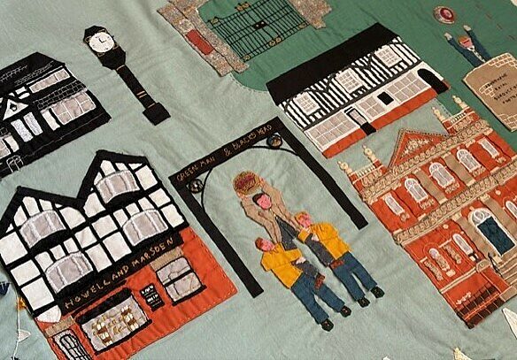 Stitching Ashbourne Central Panel
