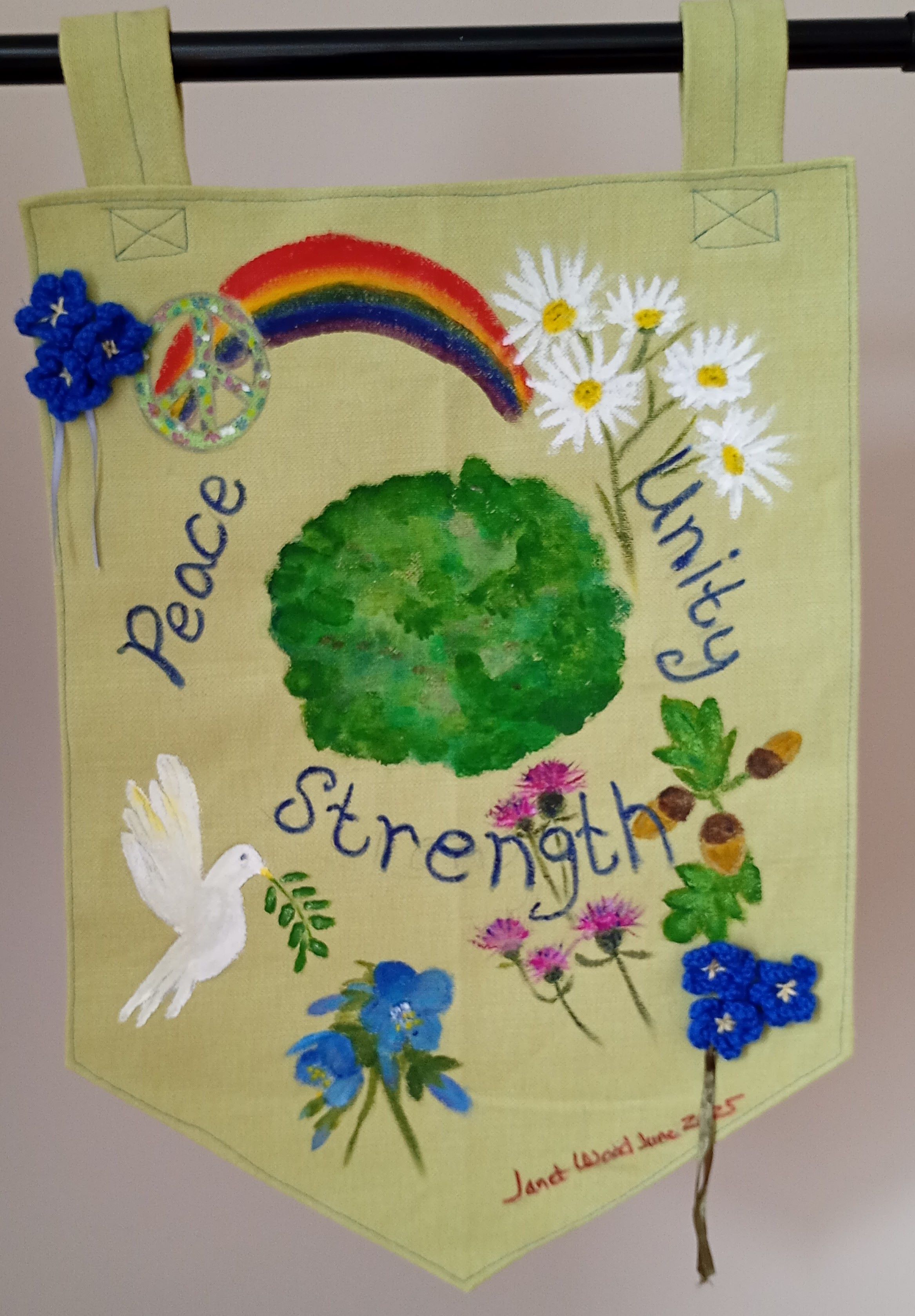 Peace, Unity, Strength  by Janet Wood