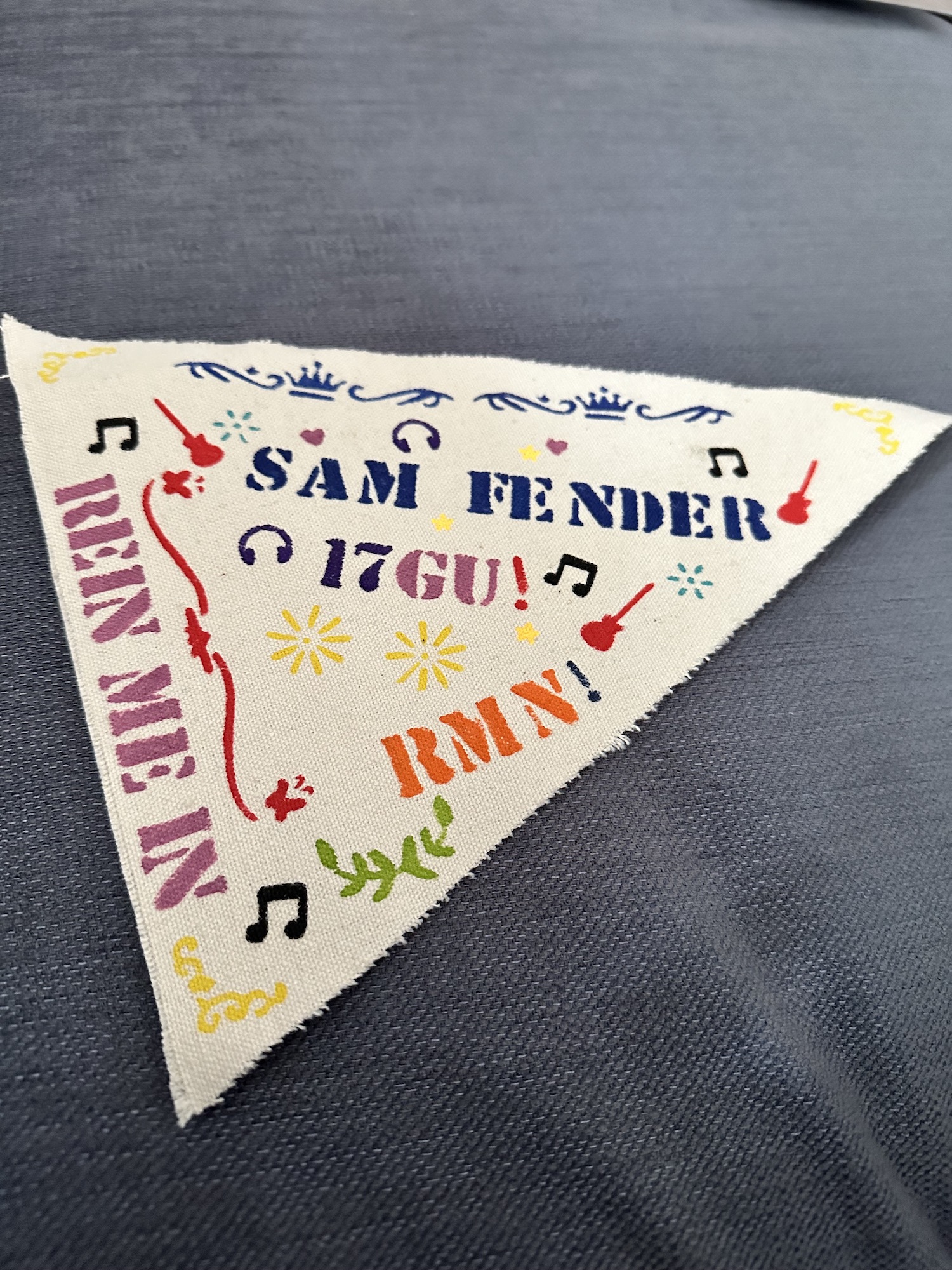 Sam Fender Flag by Anya Parsons
