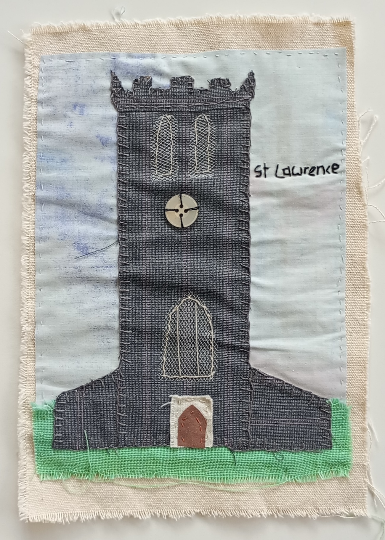 St Lawrence Church by Marylyn MacLennan, Heanor Sewing Group