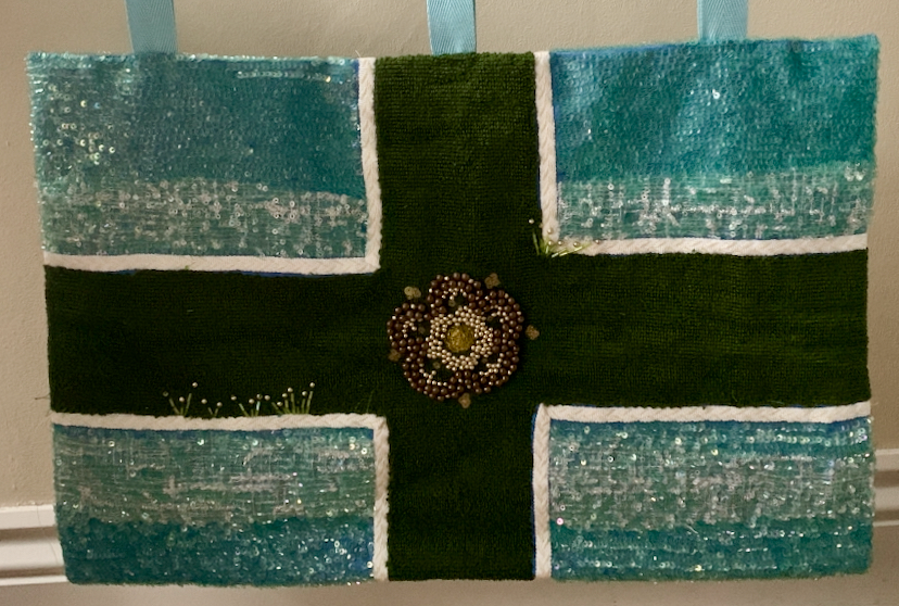 Derbyshire Flag by Diane Rowe
