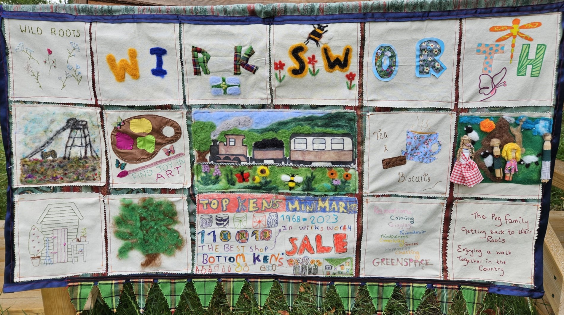 Bringing people together through nature and creativity by Wild Roots Creative CIC- Greenspace Community Crafts