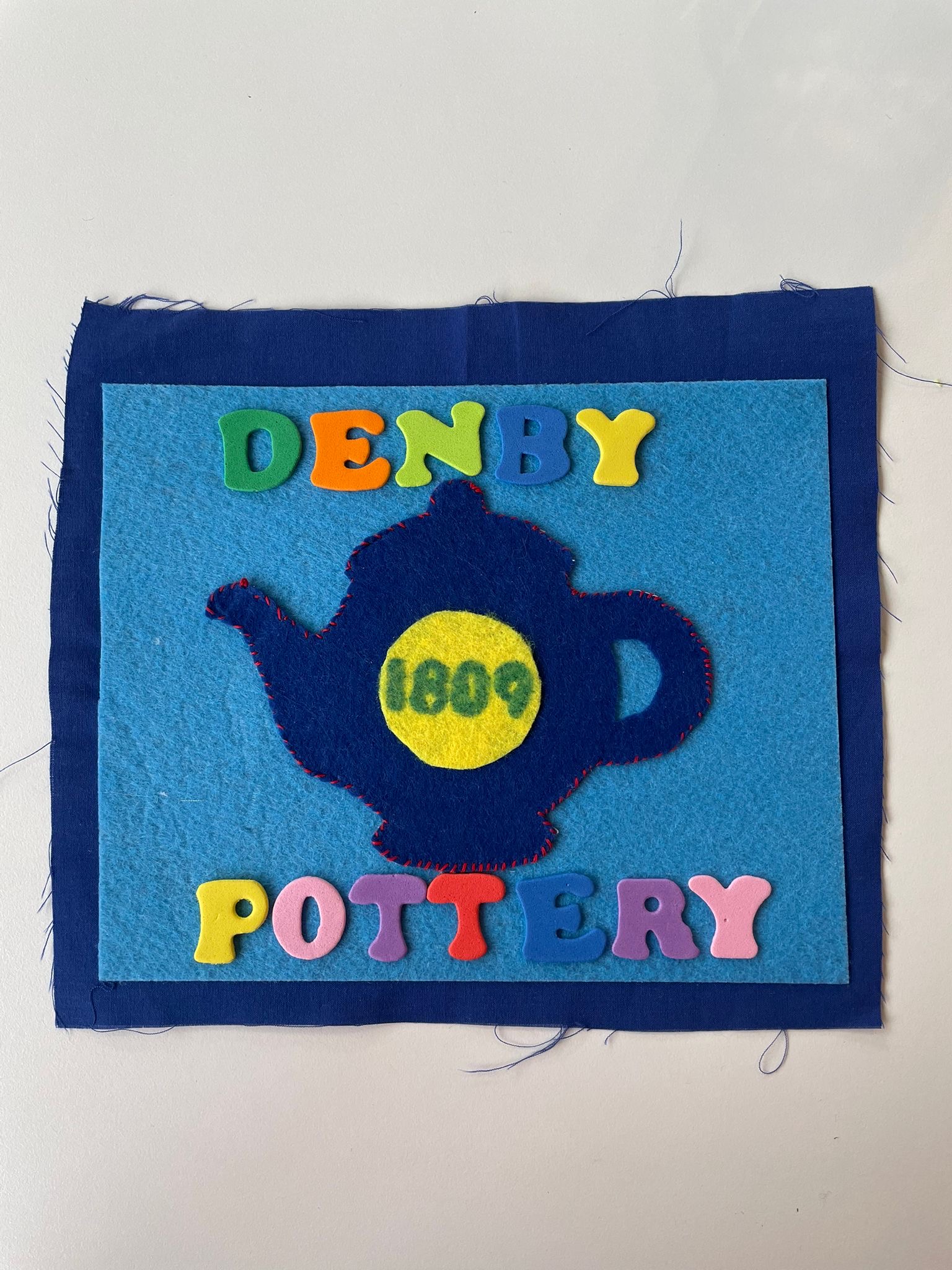 Denby pottery by Heanor sewing group 